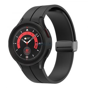 Samsung Watch 4/5 curea magnetică Sil, 20 mm, negru