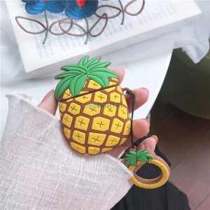 Husă din silicon Airpods 1.2, Ananas