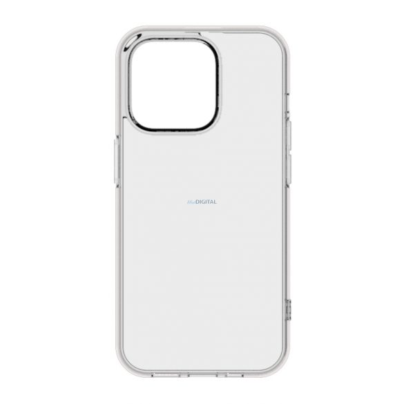 Husa spate subtire din silicon TPU pentru iPhone 15 Pro, transparenta