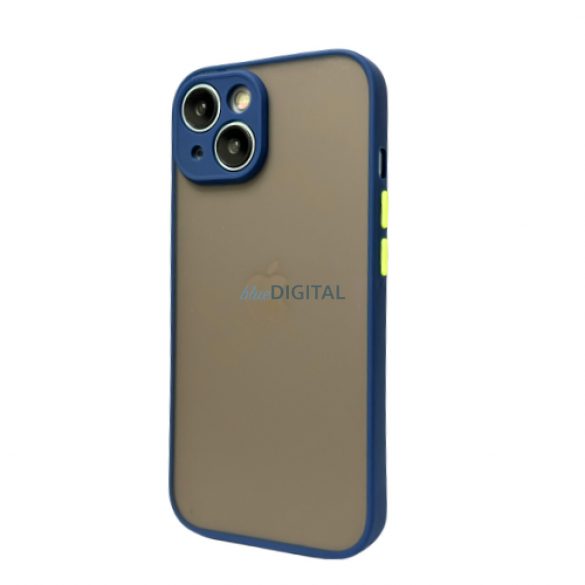 Carcasa din plastic pentru iPhone 15 Plus, albastru-verde