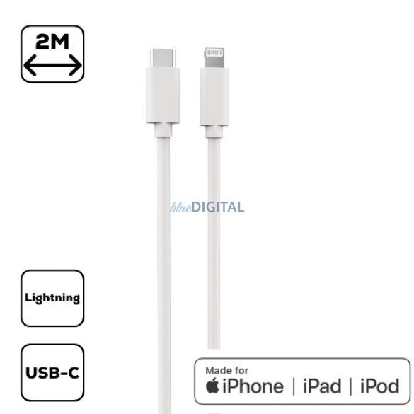 Cellect iPhone USB C la fulger date 2m, cablu de încărcare