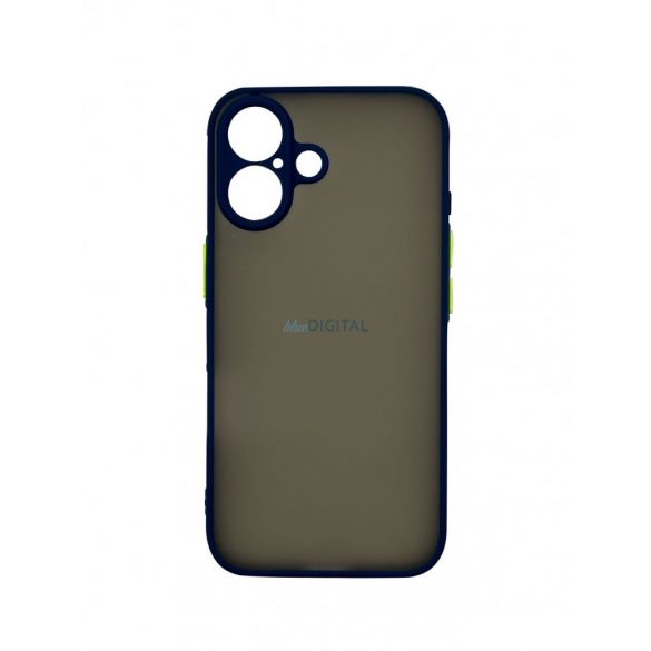 Husă din plastic pentru iPhone 16, albastru, verde