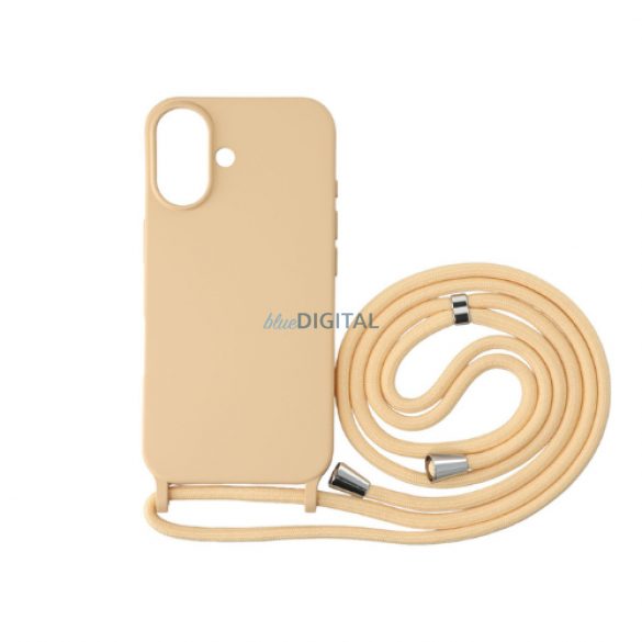 iPhone 16 Plus festivaluri TPU+PC, piersică dulce