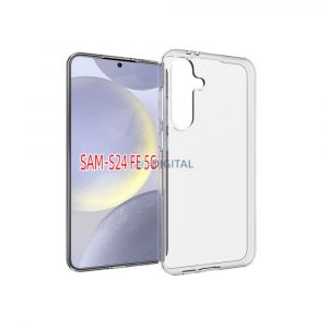 Samsung S24 FE silicon subțire capac spate, transparent