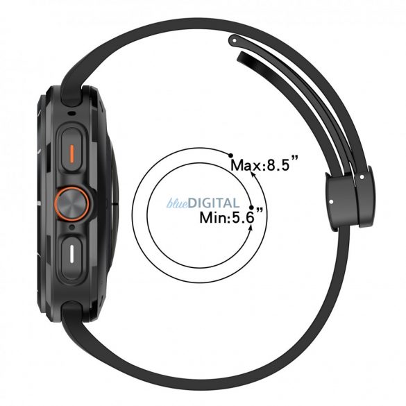 Samsung Galaxy Watch 7 Ultra curea de ceas magnetică, 24mm, negru