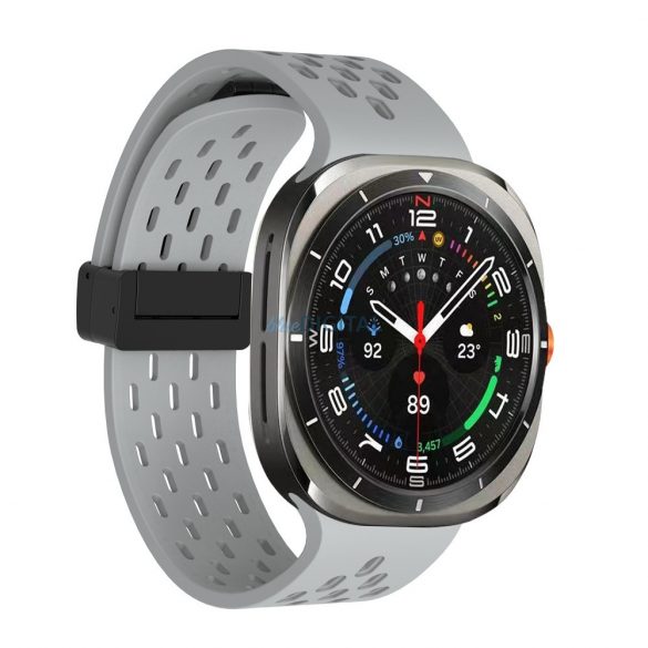 Galaxy Watch 7 Ultra curea de ceas magnetică cu găuri, 24mm, negru