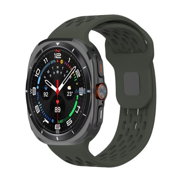 Galaxy Watch 7 Ultra curea de ceas magnetică cu găuri, 24mm, închisă