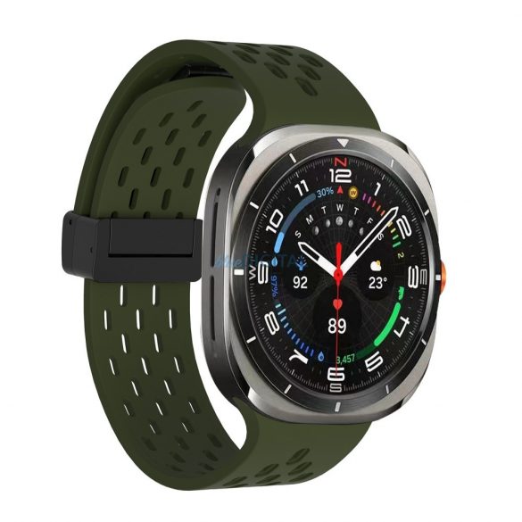 Galaxy Watch 7 Ultra curea de ceas magnetică cu găuri, 24mm, închisă