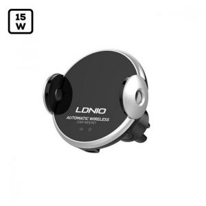 Suport auto wireless LDNIO 15W pentru gratar de ventilatie