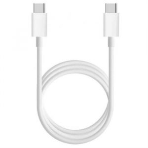 Cablu de date și încărcare USB Type-C, 1,5 m, alb