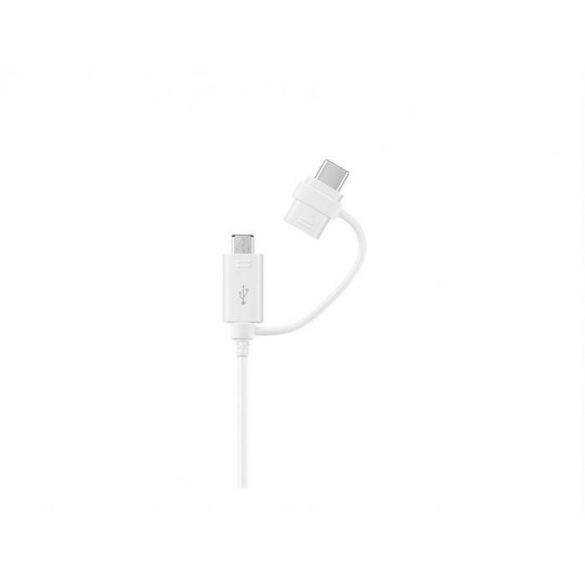 Samsung 2 în 1, USB Type-C și cablu micro, alb