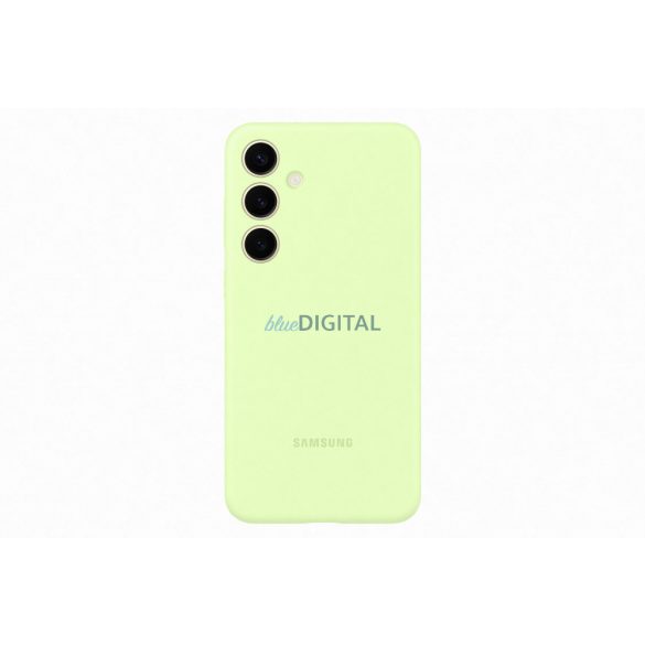 Husa din silicon Samsung Galaxy S24 Plus, verde deschis