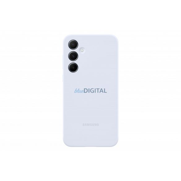 Husa de protectie din silicon Samsung Galaxy A55 5G, albastru deschis