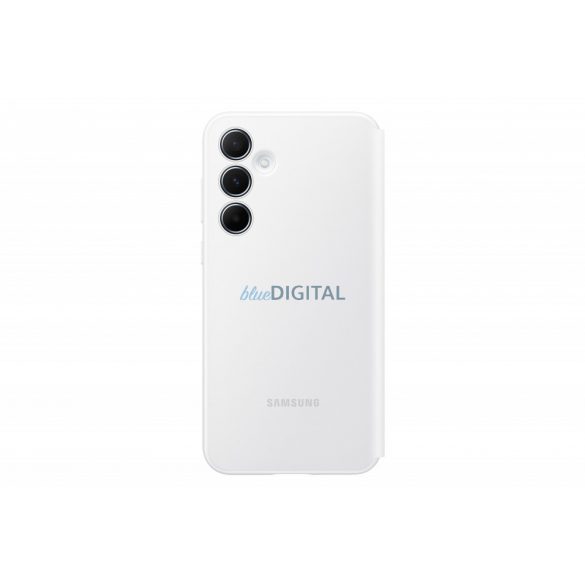 Husă portofel Samsung Galaxy A55 5G Smart View, albă