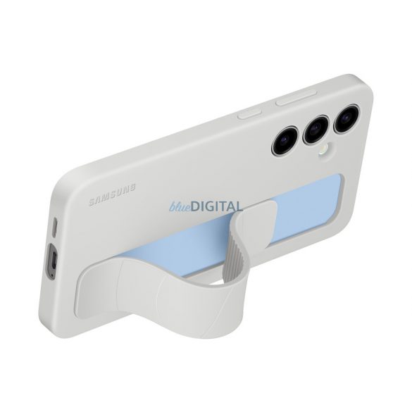 Carcasă Samsung Galaxy S24 FE Stand Grip, gri