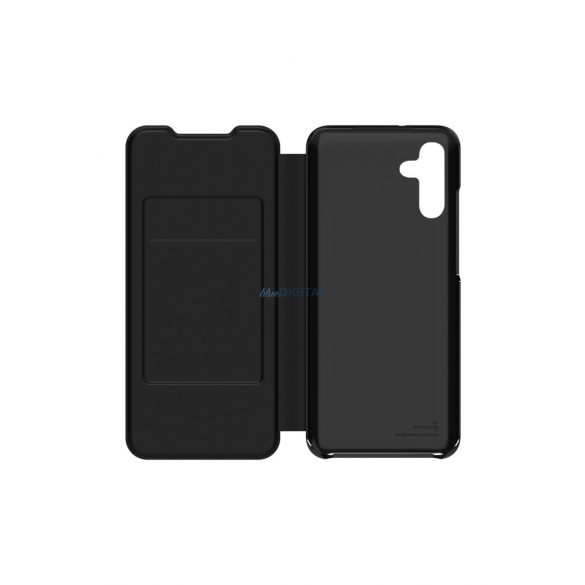 Husa flip Samsung A05s cu suport pentru card, Neagra