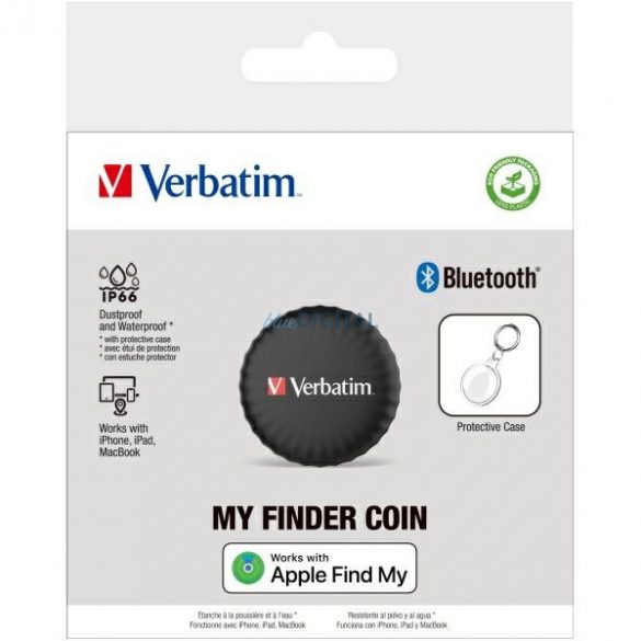 Verbatim My Finder Coin Dispozitiv de urmărire Bluetooth - Negru