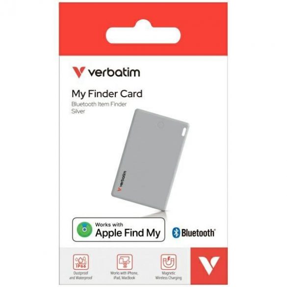 Verbatim My Finder Card Bluetooth Tracker - argintiu