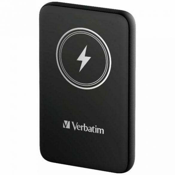 Verbatim Powerbank indukcyjny 'n' Go 15W 5000mAh Wireless magnetic czarny/negru 32240