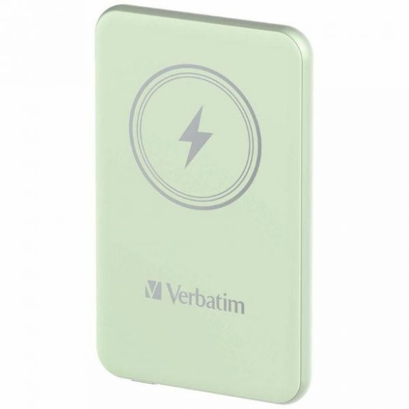 Verbatim Powerbank indukcyjny 'n' Go 15W 5000mAh Wireless Magnetic zielony/verde 32241