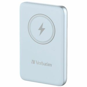 Verbatim Powerbank indukcyjny 'n' Go 15W 5000mAh Wireless magnetic niebieski/albastru 32242