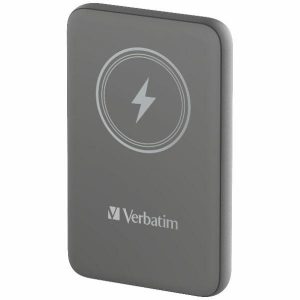 Verbatim Powerbank indukcyjny 'n' Go 15W 5000mAh Wireless Magnetic szary/gri 32244