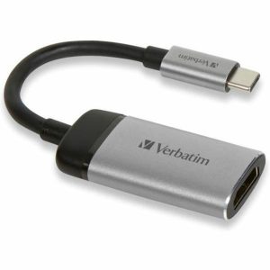 Adaptor Verbatim USB-C - HDMI 4K aluminiu/aluminiu 49143