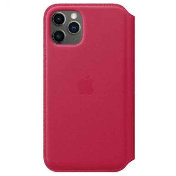 Etui Apple MY1K2ZM/A Husa Folio din piele pentru iPhone 11 Pro 5.8" malinowy/zmeura