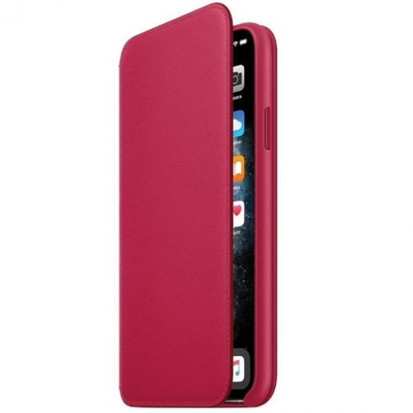 Etui Apple MY1K2ZM/A Husa Folio din piele pentru iPhone 11 Pro 5.8" malinowy/zmeura