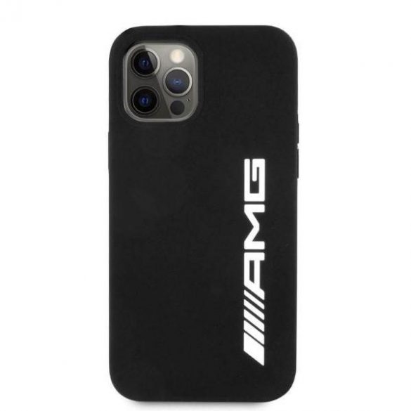 AMG AMHCP12LSGLBGN Carcasă rigidă din silicon pentru iPhone 12 Pro Max, 6,7 inchi/negru