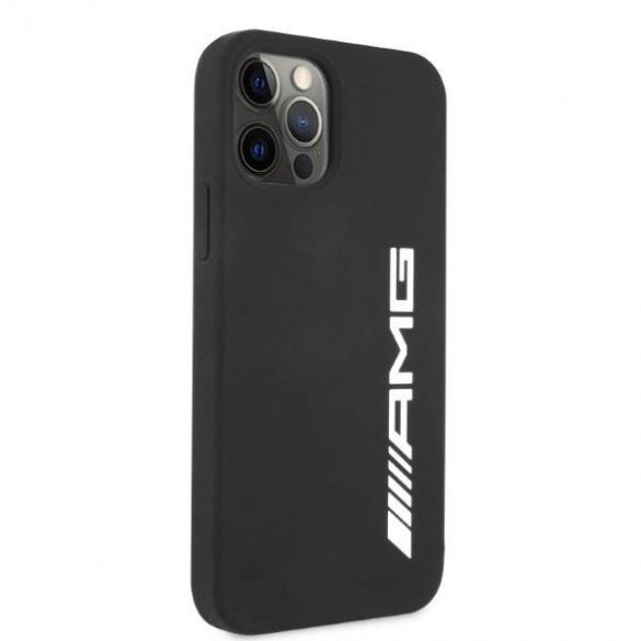 AMG AMHCP12LSGLBGN Carcasă rigidă din silicon pentru iPhone 12 Pro Max, 6,7 inchi/negru