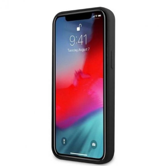 AMG AMHCP12LSGLBGN Carcasă rigidă din silicon pentru iPhone 12 Pro Max, 6,7 inchi/negru