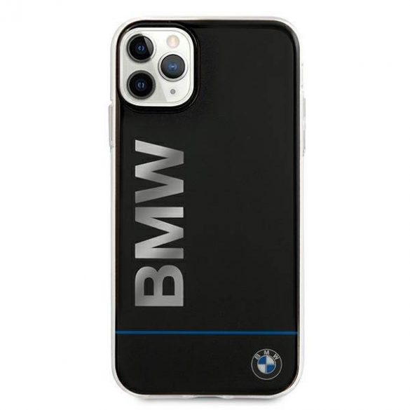 Etui BMW BMHCN58PCUBBK iPhone iPhone 11 Pro 5,8" carcasă rigidă/neagră Husă cu logo imprimat semnătură