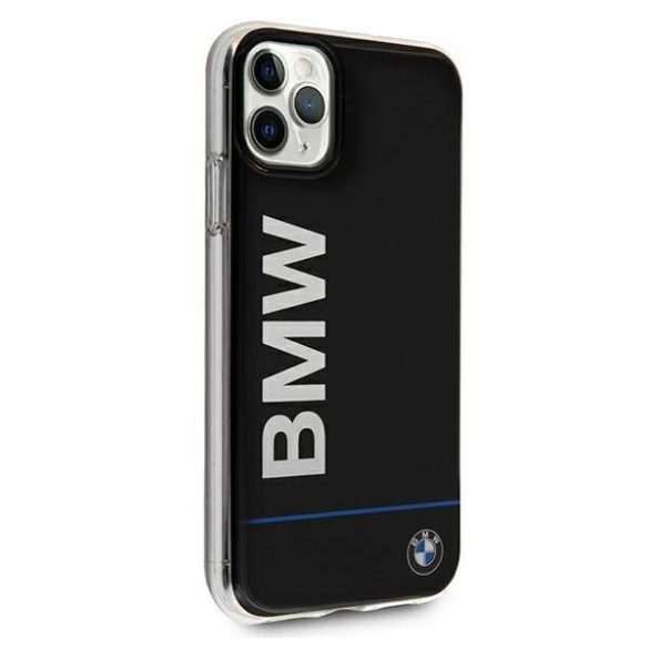 Etui BMW BMHCN58PCUBBK iPhone iPhone 11 Pro 5,8" carcasă rigidă/neagră Husă cu logo imprimat semnătură