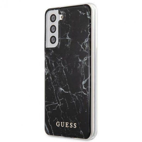 Guess GUHCS21MPCUMABK S21+ G996 czarny/negru hardcase Husă marmură