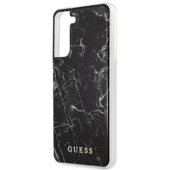 Guess GUHCS21MPCUMABK S21+ G996 czarny/negru hardcase Husă marmură