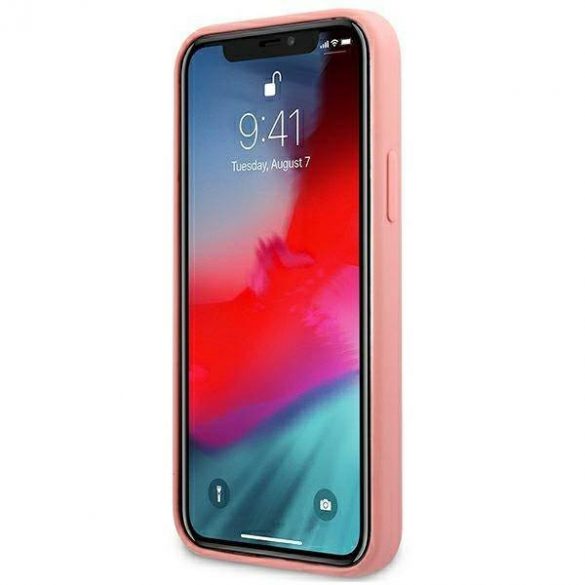 Guess GUHCP12LLSPEWPI Husă rigidă pentru iPhone 12 Pro Max 6,7" rożowy/roz Husă Bujor Collection