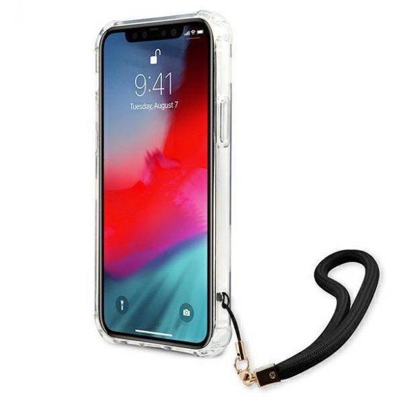 Guess GUHCP12LKSARBK Husă rigidă pentru iPhone 12 Pro Max 6,7" negru/czarny Husă Camo Collection