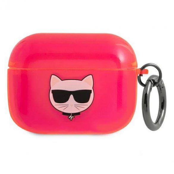 Husa Karl Lagerfeld KLAPUCHFP AirPods Pro husa Choupette rożowy/roz