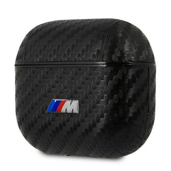 Husa BMW BMA3WMPUCA AirPods 3 carcasa/negru PU Carbon M Collection