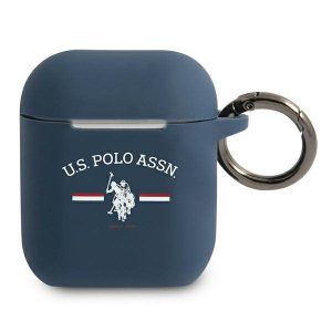 US Polo USACA2SFGV AirPods 1/2 husă albastru marin/albastru 