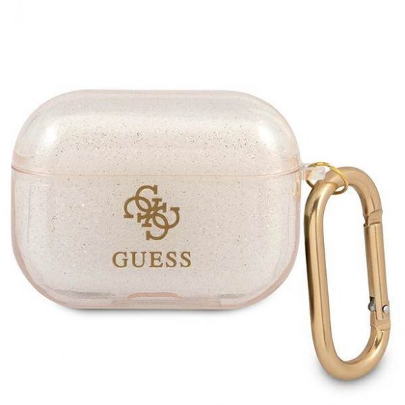 Husă Guess GUAPUCG4GD AirPods Pro husă złoty/aurie Glitter Collection