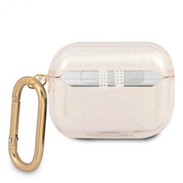 Husă Guess GUAPUCG4GD AirPods Pro husă złoty/aurie Glitter Collection