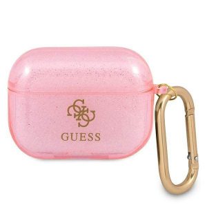 Husă Guess GUAPUCG4GP AirPods Pro husă rożowy/roz Glitter Collection