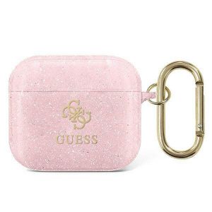 Husă Guess GUA3UCG4GP AirPods 3 husă rożowy/roz Glitter Collection