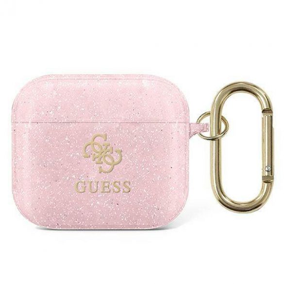 Husă Guess GUA3UCG4GP AirPods 3 husă rożowy/roz Glitter Collection