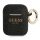 Guess GUA2SGGEK AirPods 1/2 Husă negru / negru Silicone Glitter