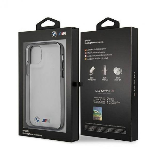 Etui BMW BMHCP12SMBTOK iPhone 12 mini 5,4" husă transparentă Sandblast