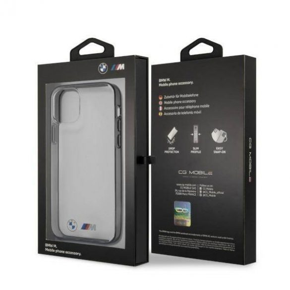 Etui BMW BMHCP12LMBTOK iPhone 12 Pro Max 6,7" husă transparentă Sandblast