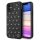 Mercedes MEHCN61ESBK Carcasă rigidă pentru iPhone 11 6,1" / Xr czarny/negru Silver Stars Pattern